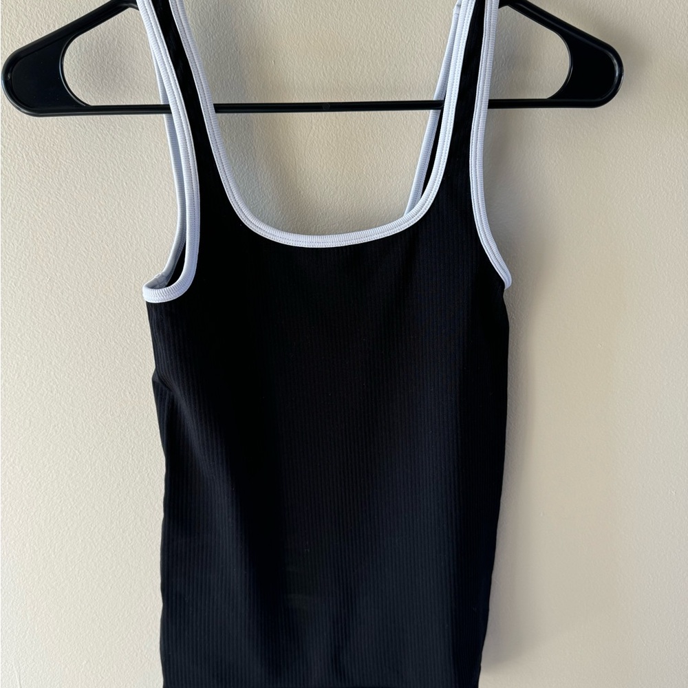 Black and White Women's Tank Top